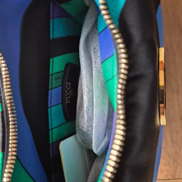 Pucci Yummy Shoulder Leather Trim Bag Multicolor - Picture 10 of 15